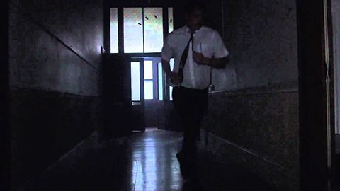 Frame from Birdbath music video