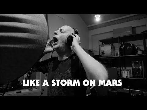 Frame from Storms Of Mars music video
